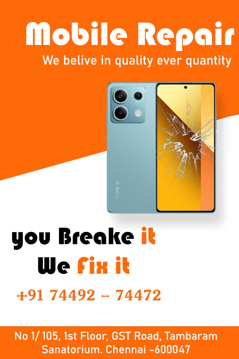 redmi service center Tirusulam